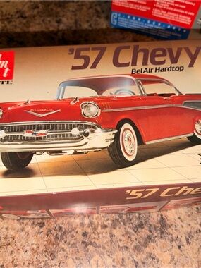 MT Red '57 Chevy Bel Air Hardtop Decorative Box Art